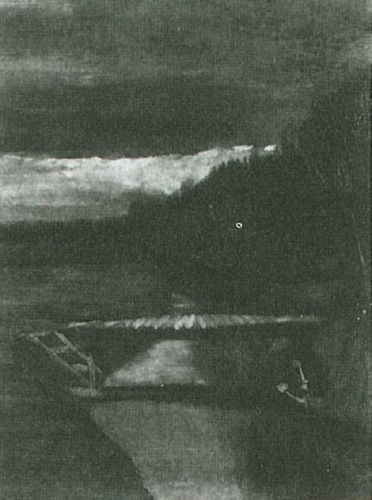 Картина Ван Гога Пешеходный мосток через канаву 1883